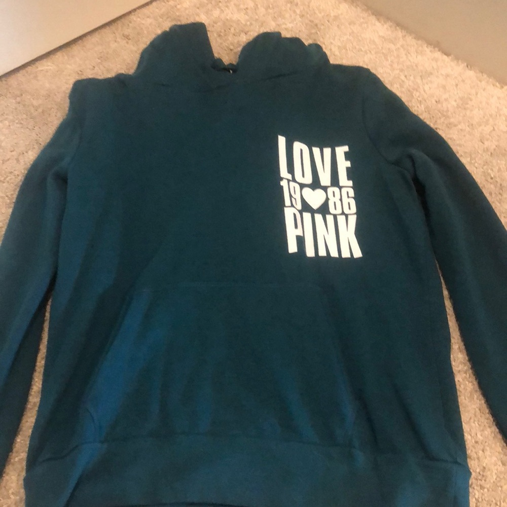 Turquoise hoodie